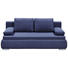 SCHLAFSOFA in Textil, Holzwerkstoff Blau - Blau/Silberfarben, KONVENTIONELL, Holzwerkstoff/Kunststoff (208/95/105cm) - Carryhome SCHLAFSOFA in Textil, Holzwerkstoff Blau - Blau/Silberfarben, KONVENTIONELL, Holzwerkstoff/Kunststoff (208/95/105cm) - Carryhome