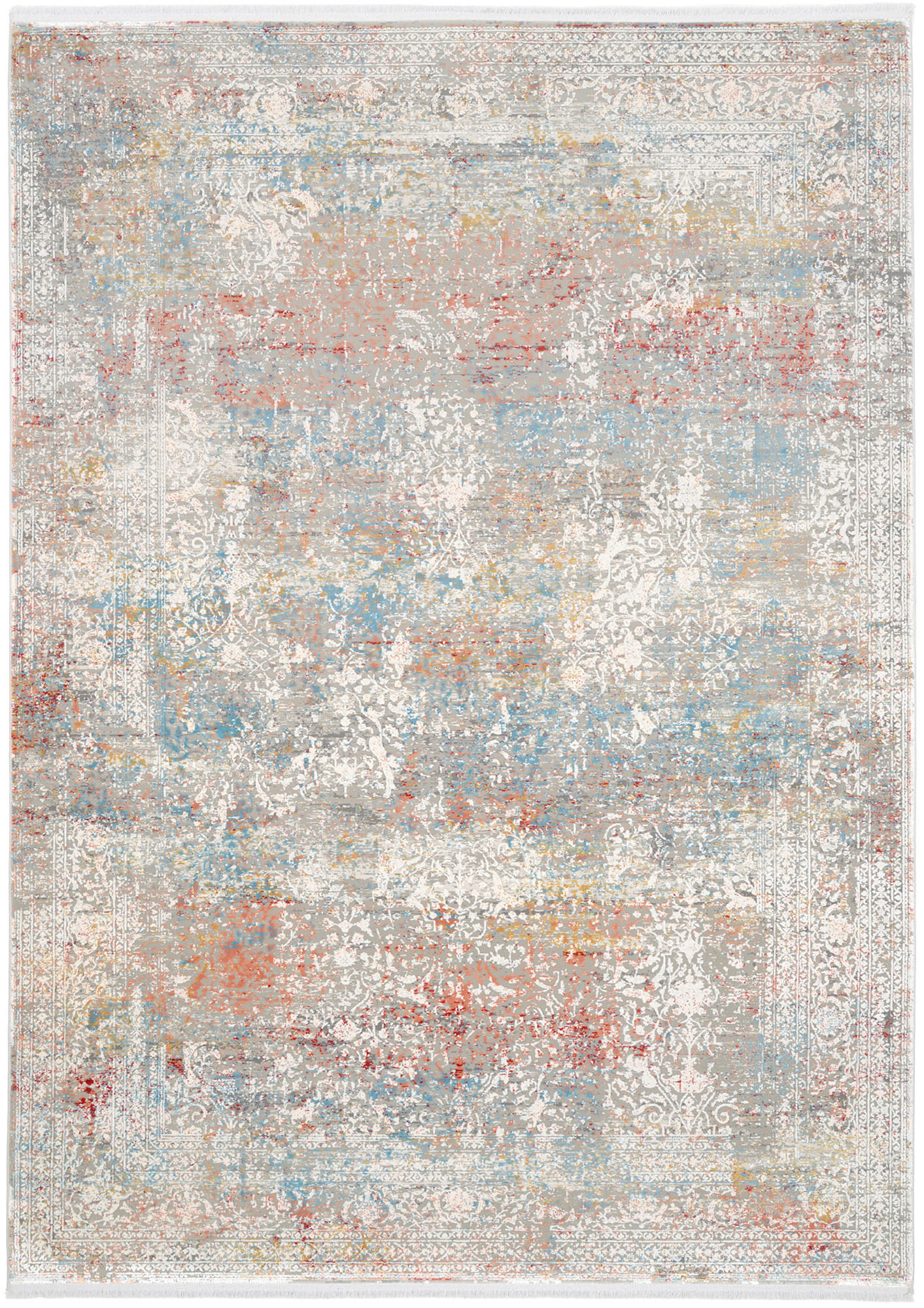 Dieter Knoll Webteppich Avignon Mehrfarbig 67x130 cm