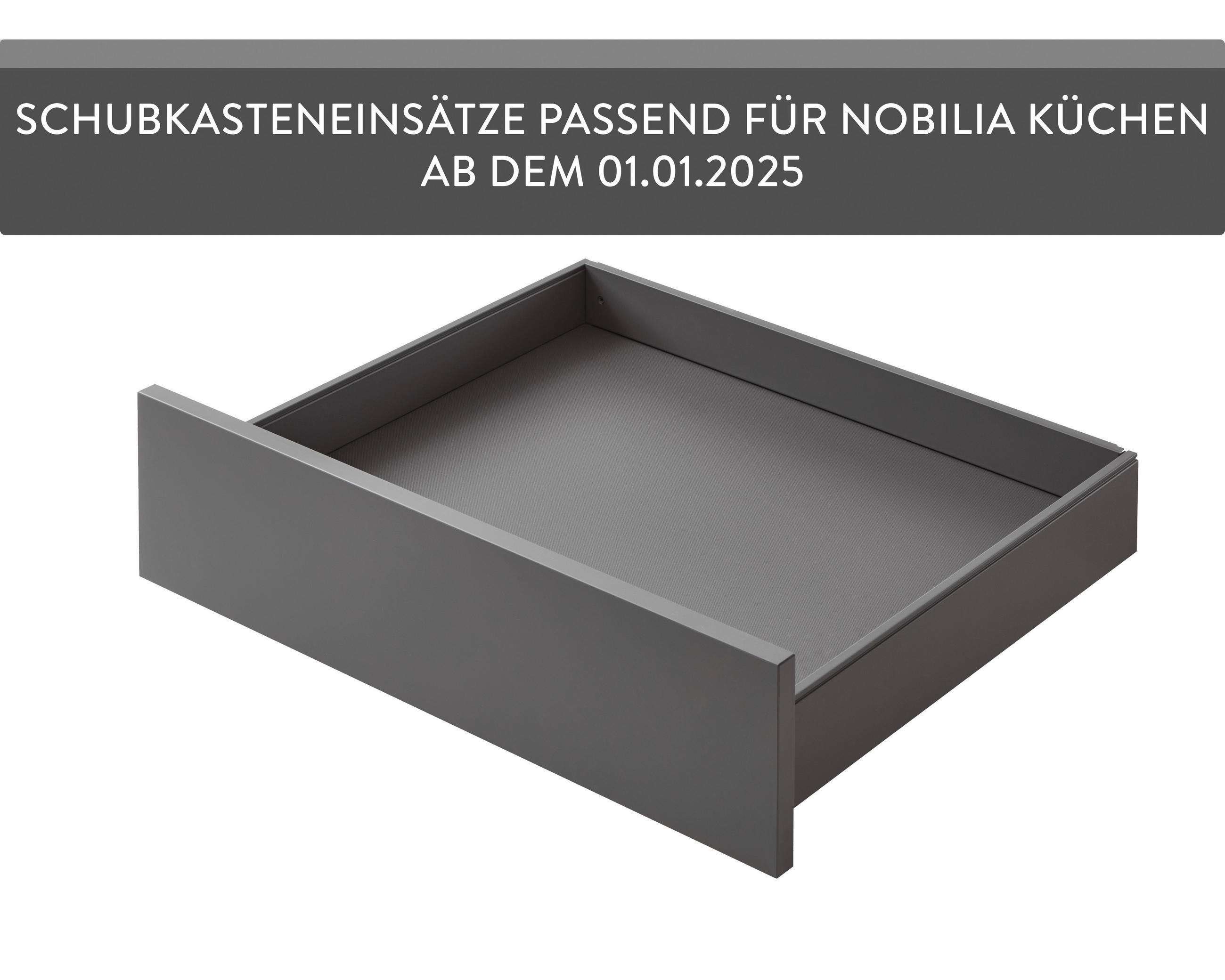 BESTECKEINSATZ - Schieferfarben, Basics, Kunststoff (60/4,9/50cm) - Nobilia