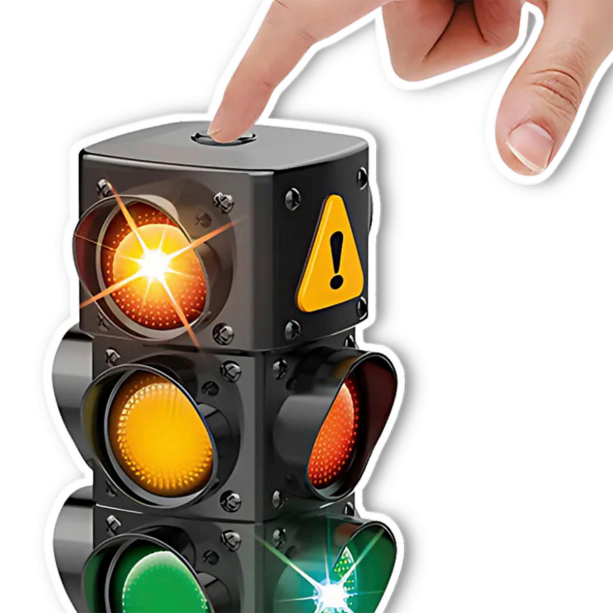 VERKEHRSZEICHEN XXL-Verkehrsset Multicolor  - Multicolor, Basics, Kunststoff (75cm) - alldoro