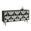 SIDEBOARD  in 160/80/40 cm  - Schwarz/Naturfarben, LIFESTYLE, Holzwerkstoff/Metall (160/80/40cm) - Ambia Home