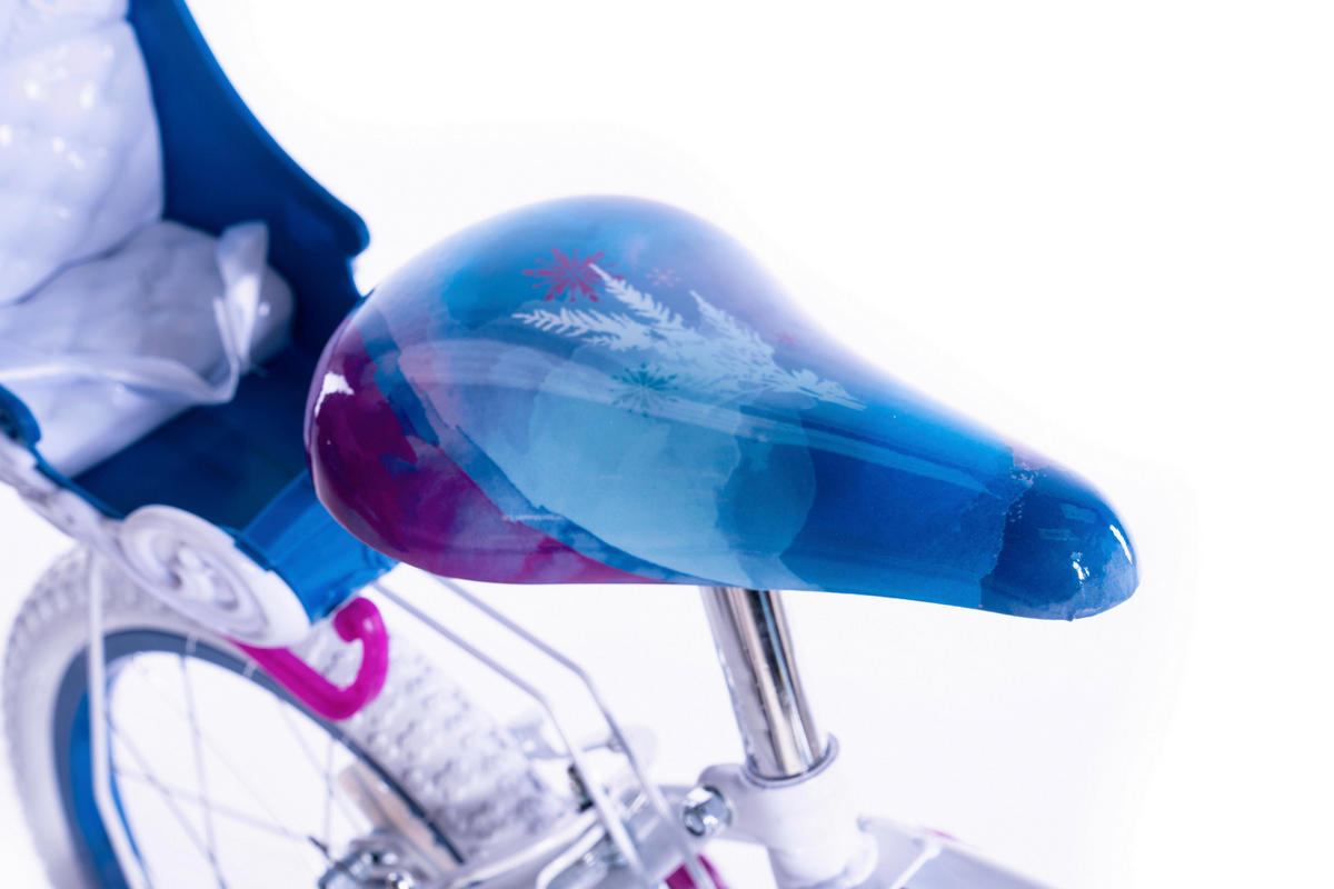 KINDERFAHRRAD 16 Zoll  - Weiß/Hellblau, Basics, Metall (54/84.5/112cm)