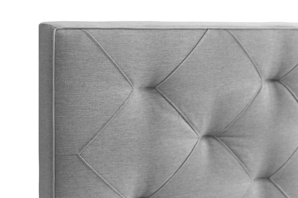 BOXSPRINGBETT 140/200 cm  in Hellgrau  - Hellgrau, KONVENTIONELL, Textil/Metall (140/200cm) - Welnova
