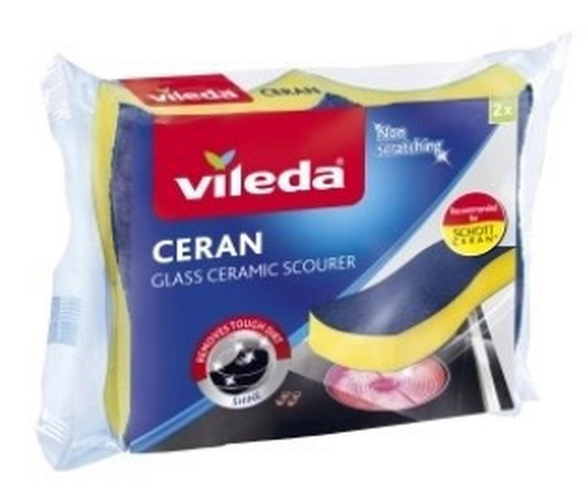 Tvättsvamp,Vileda Ceran 2-pack - blå/gul, Basics, plast - Best Price