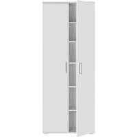 ORMAR VIŠENAMJENSKI bijela  - bijela/boje aluminija, Design, drvni materijal/plastika (70/179/34cm) - Carryhome