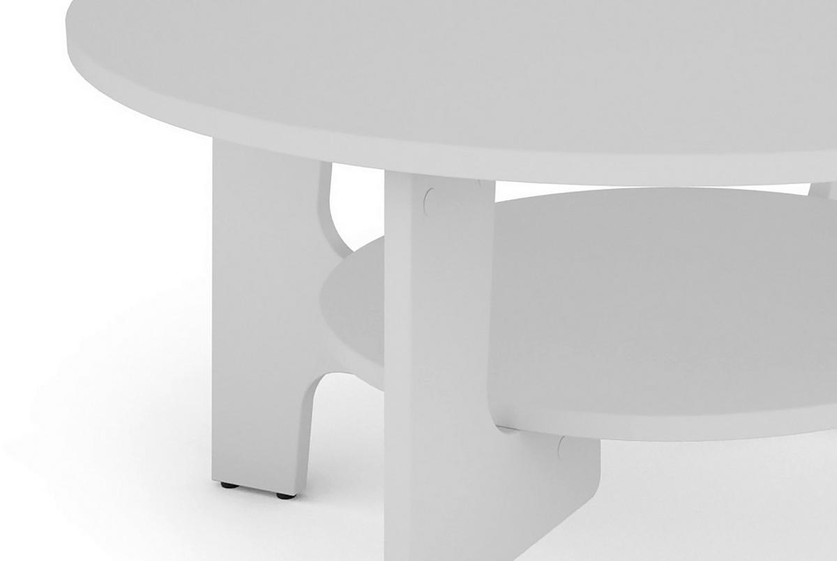 COUCHTISCH in Holzwerkstoff 80/80/42,5 cm  - Weiß, KONVENTIONELL, Holzwerkstoff (80/80/42,5cm) - MID.YOU