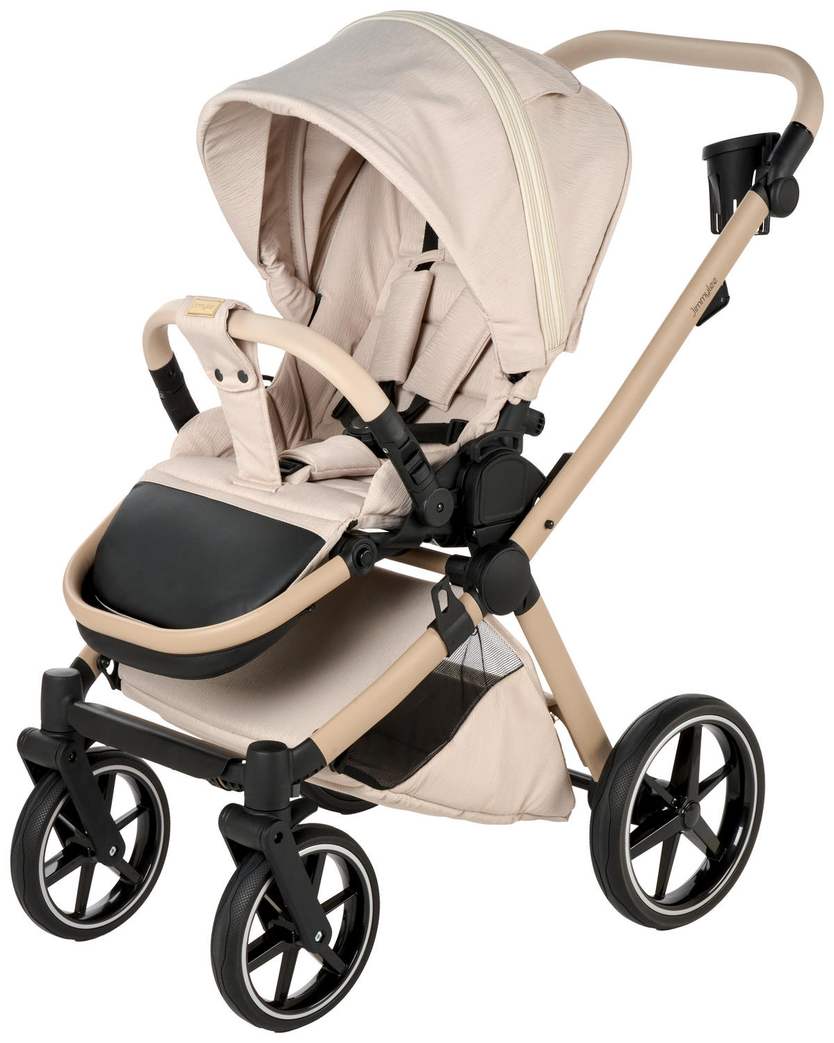 KINDERWAGENSET  - Beige, Trend, Kunststoff/Textil (100/59/106cm) - Jimmylee