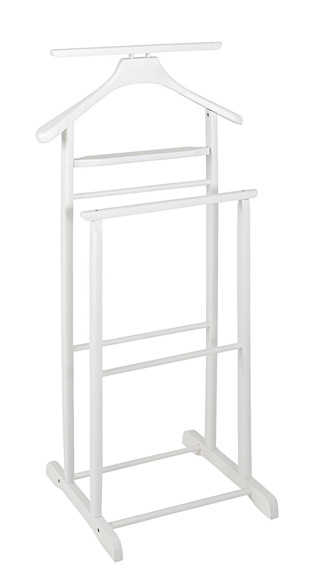 HERRENDIENER Weiß  - Weiß, Basics, Holz (47/102/36cm)