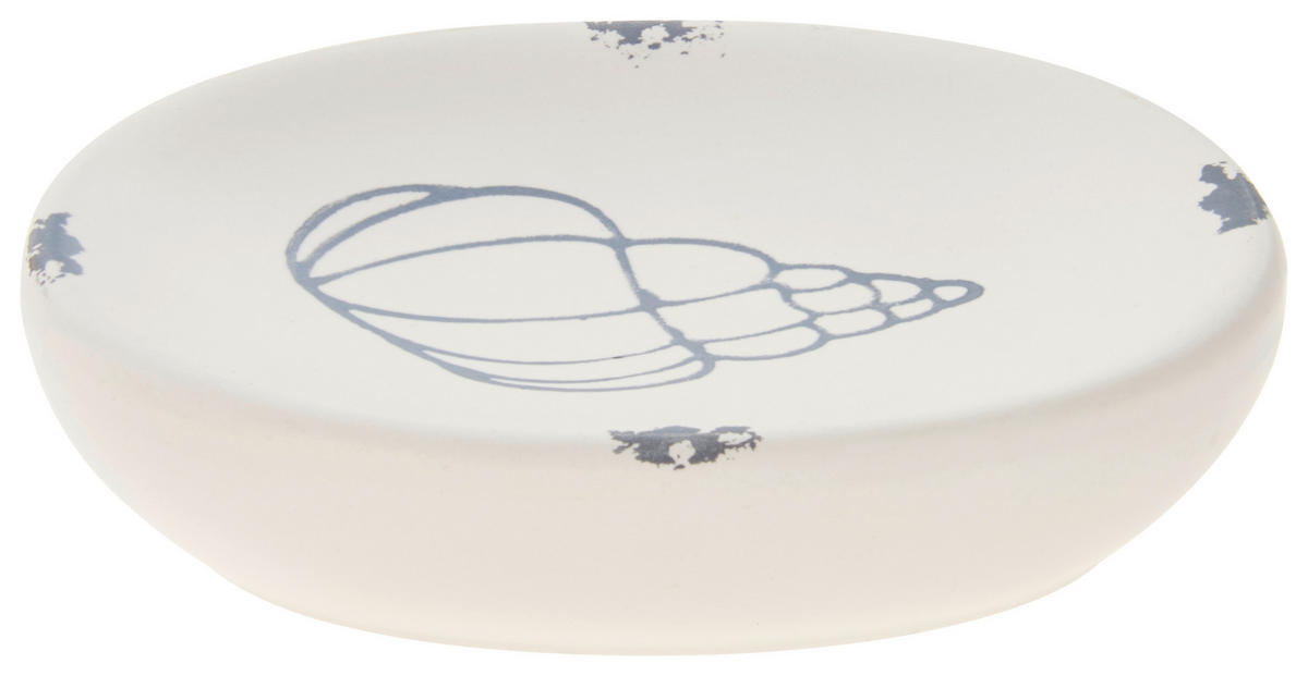 MÝDLENKA modrá, bílá - bílá/modrá, Basics, keramika (12/3/8,8cm) - Sadena