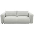SCHLAFSOFA Flachgewebe Naturfarben  inkl.  - Schwarz/Naturfarben, MODERN, Kunststoff/Textil (248/94/109cm) - Carryhome