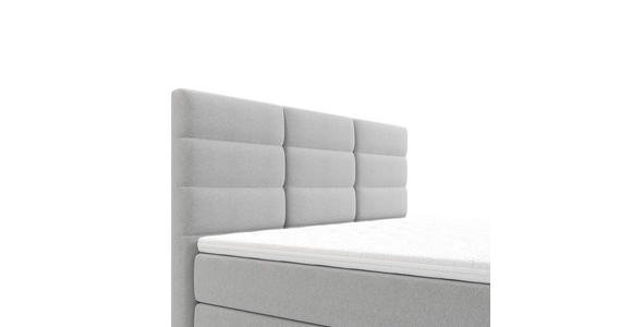 BOXBETT 180/200 cm  in Greige  - Chromfarben/Greige, KONVENTIONELL, Textil/Metall (180/200cm) - Carryhome