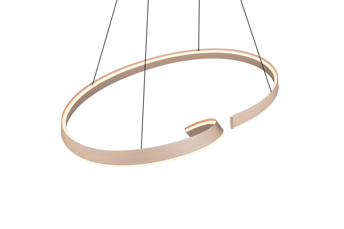 LED-HÄNGELEUCHTE CIRONDA 110/200/68 cm  - Beige, Design, Metall (110/200/68cm) - Cinque