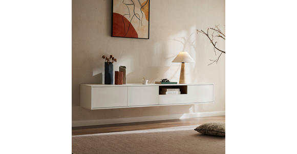 LOWBOARD  in 200/30/40 cm  - Eichefarben/Weiß, Design, Holzwerkstoff (200/30/40cm) - Xora