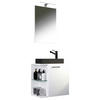 GÄSTEBAD 52 cm  - Schwarz/Weiß, MODERN, Glas/Keramik (52cm) - MID.YOU