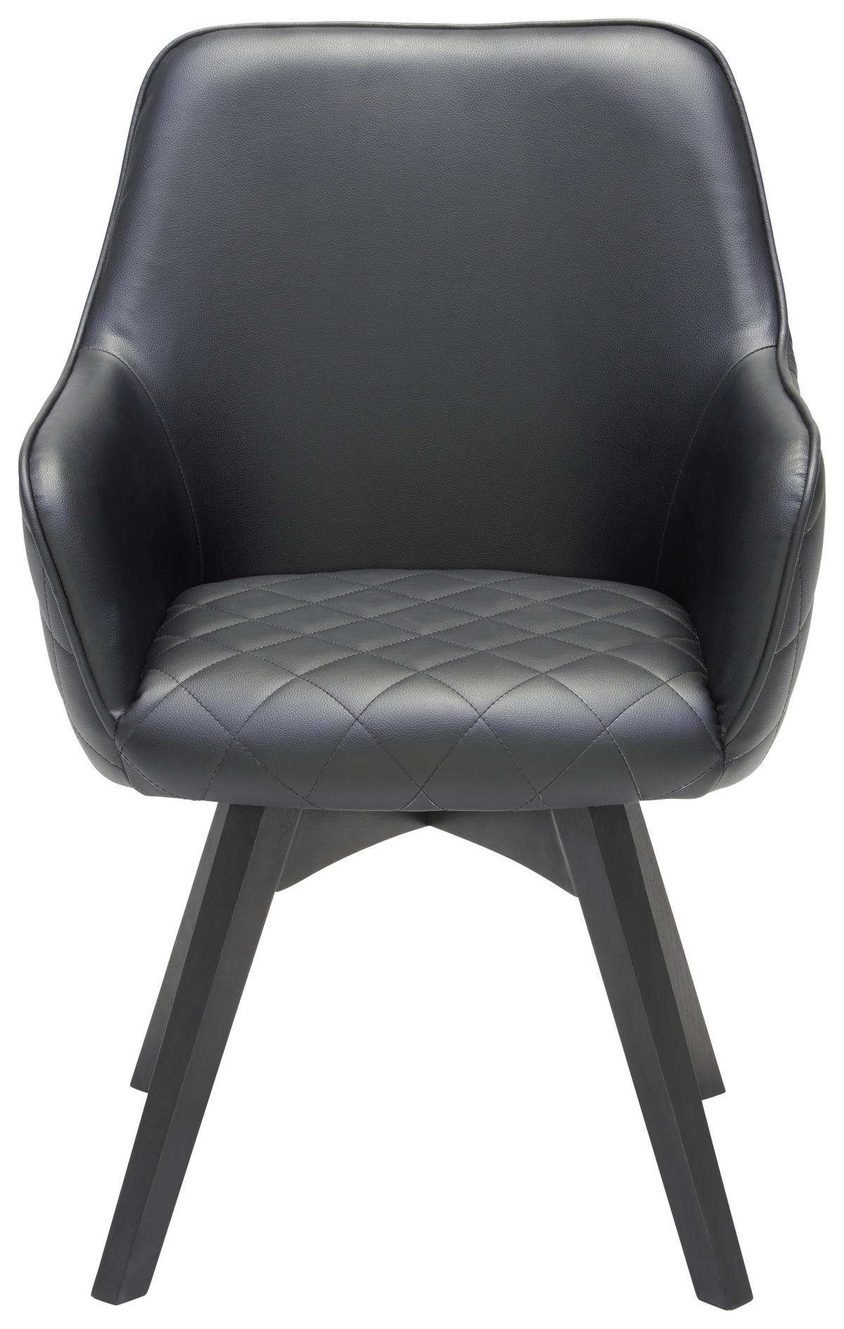 KAROSSZÉK fekete  - fekete, Konventionell, textil/fa (60/92/65cm) - Xora