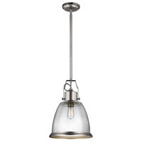 HÄNGELEUCHTE Elstead Hobson 35.5/76.6 cm   - Nickelfarben, Basics, Metall (35.5/76.6cm) - Elstead Lighting