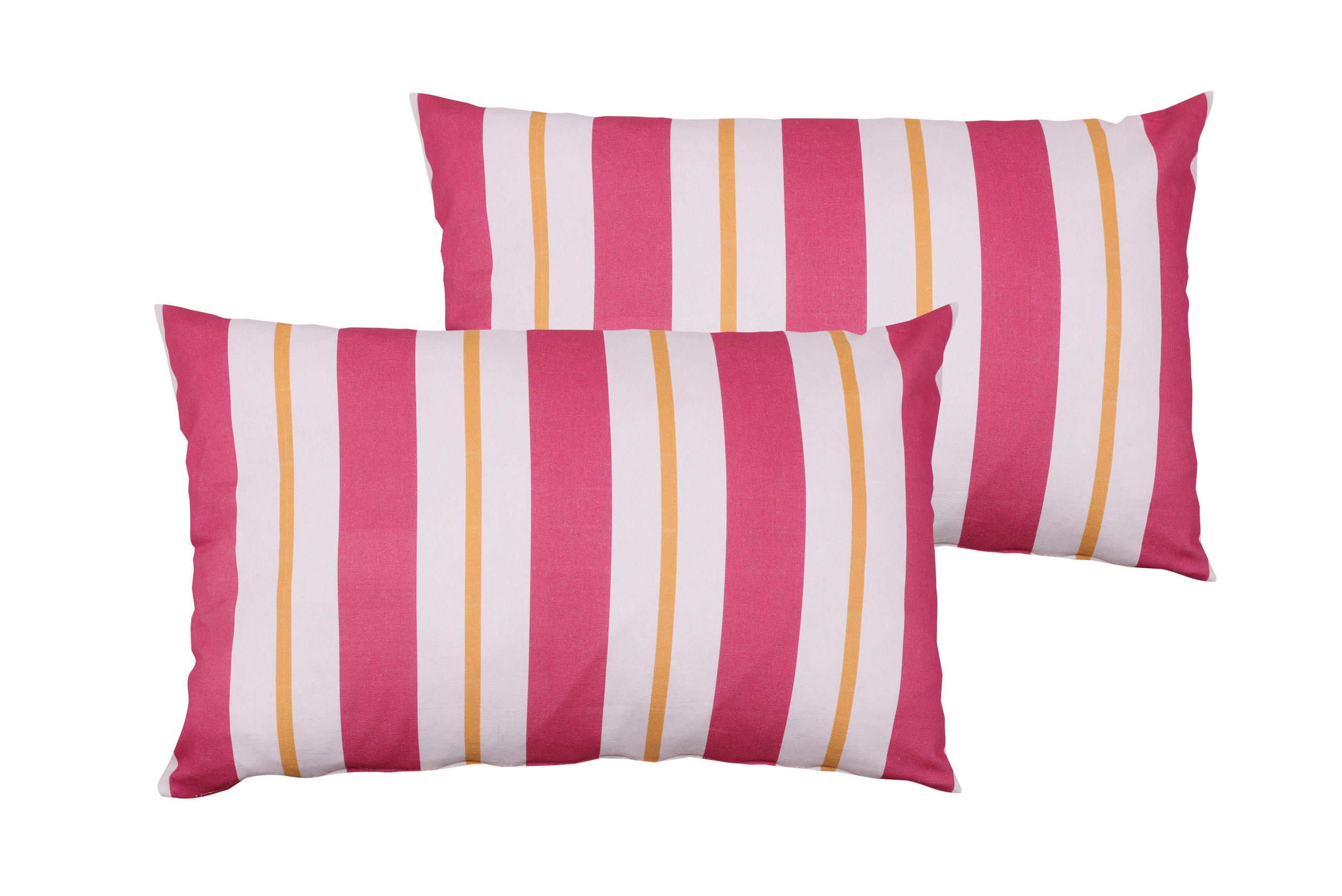 ZIERKISSENSET 2-teilig 40/60 cm  - Gelb/Rot, Basics, Textil (40/60cm)