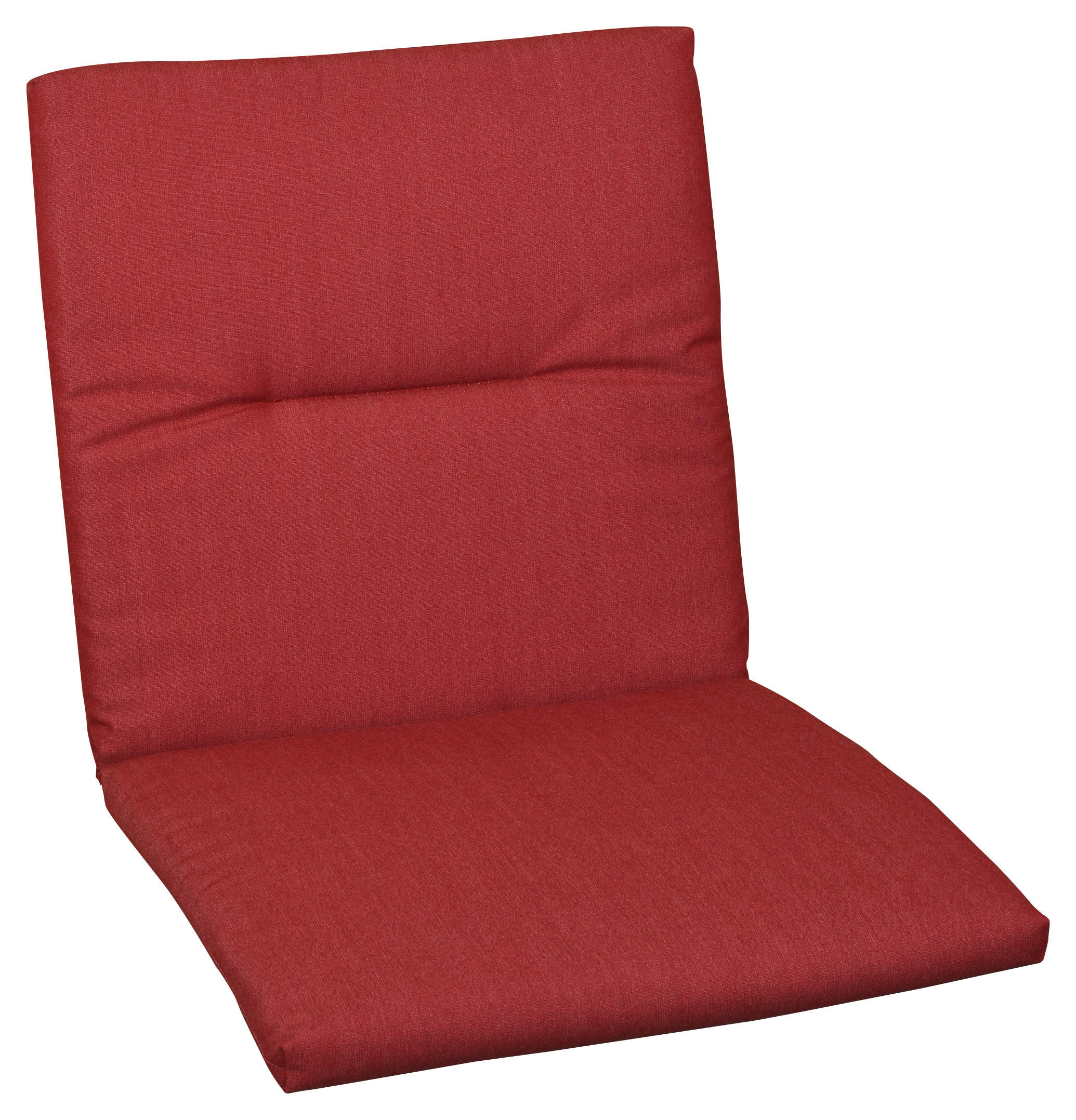 SESSELAUFLAGE Uni  - Rot, Basics, Textil (46/3/89cm)