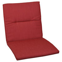SESSELAUFLAGE Uni  - Rot, Basics, Textil (46/3/89cm)