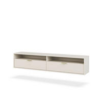 LOWBOARD  in 175/35/33 cm  - Kaschmir/Goldfarben, Design, Holzwerkstoff/Metall (175/35/33cm) - Livetastic