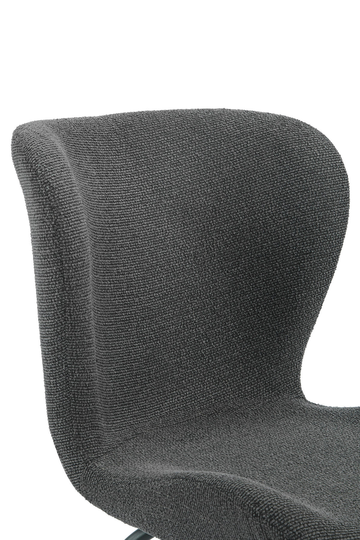 STUHL-SET 2 Stück  in Stahl Webstoff  - Anthrazit/Grau, MODERN, Textil/Metall (50/83,5/60cm) - MID.YOU