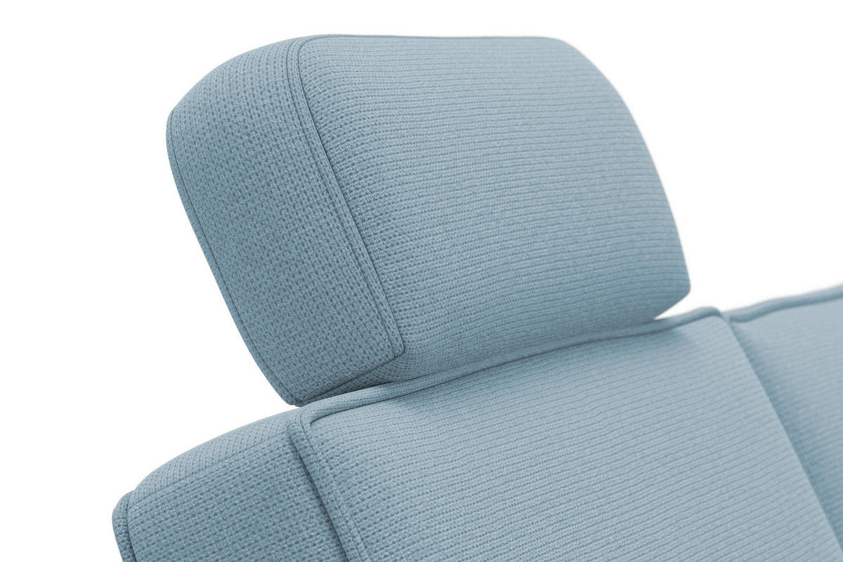 KOPFSTÜTZE - Hellblau, KONVENTIONELL, Textil (52/22/12cm) - Sit & More