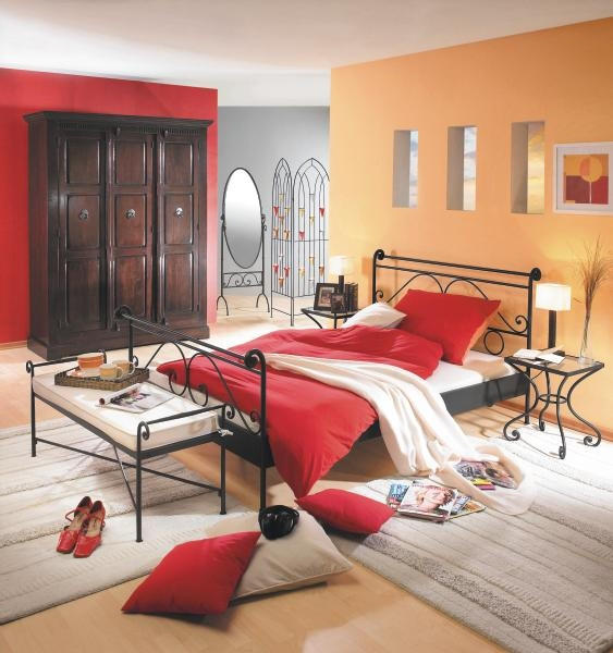 METALLBETT 160/200 cm in Schwarz - Schwarz, LIFESTYLE, Metall (160/200cm) - Hasena