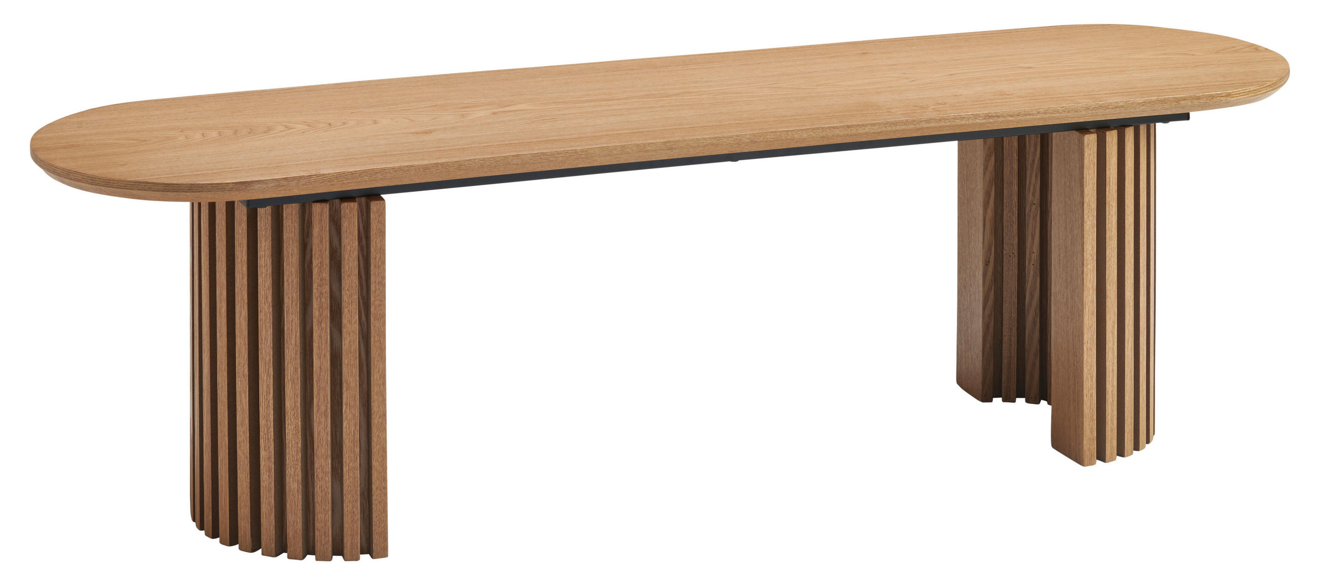 SITZBANK 160/45/40 cm Eichefarben Weide furniert  - Eichefarben, KONVENTIONELL, Holz (160/45/40cm) - MID.YOU
