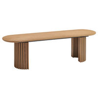 SITZBANK 160/45/40 cm Eichefarben Weide furniert  - Eichefarben, KONVENTIONELL, Holz (160/45/40cm) - MID.YOU
