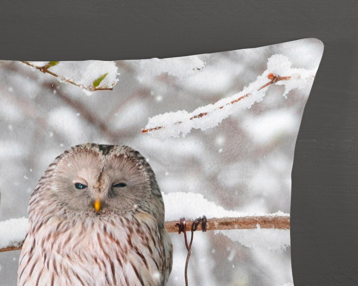 WENDEBETTWÄSCHE Febe Biber 200/200 cm  - Hellgrau/Grau, Natur, Textil (200/200cm)