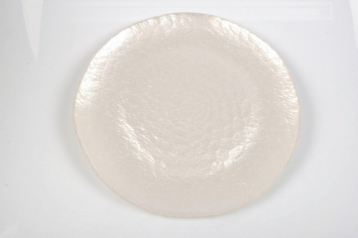 PLATZTELLER Glas  - Weiß, Trend, Glas (33qm) - Novel