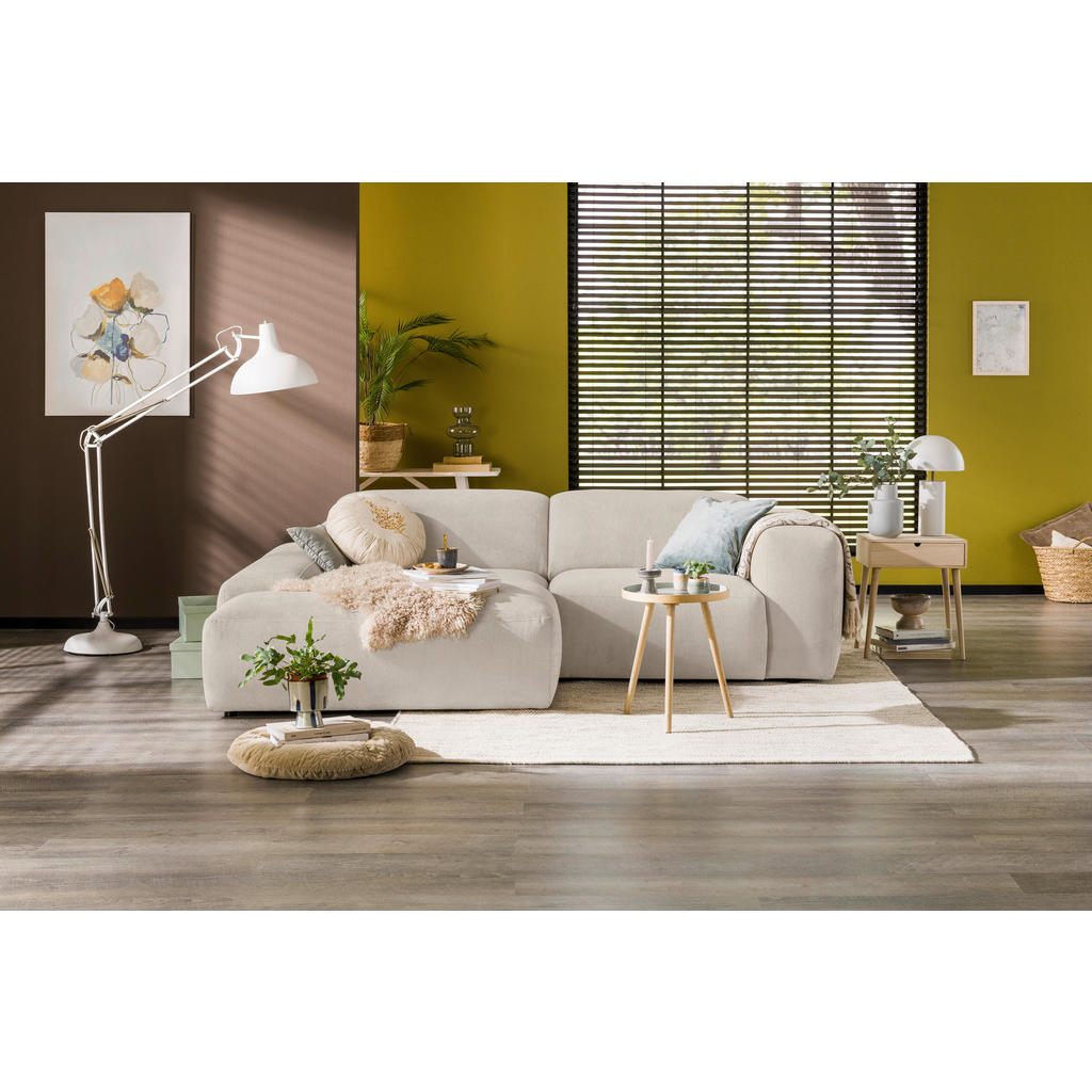 MID.YOU ROHOVÁ SEDAČKA, textil, béžová