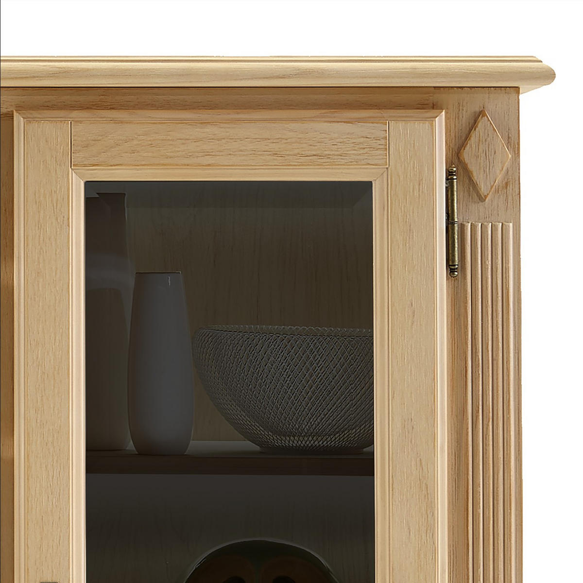 HIGHBOARD Cadiz  in 95/131/47 cm  - Beige, Design, Holz (95/131/47cm) - Livetastic