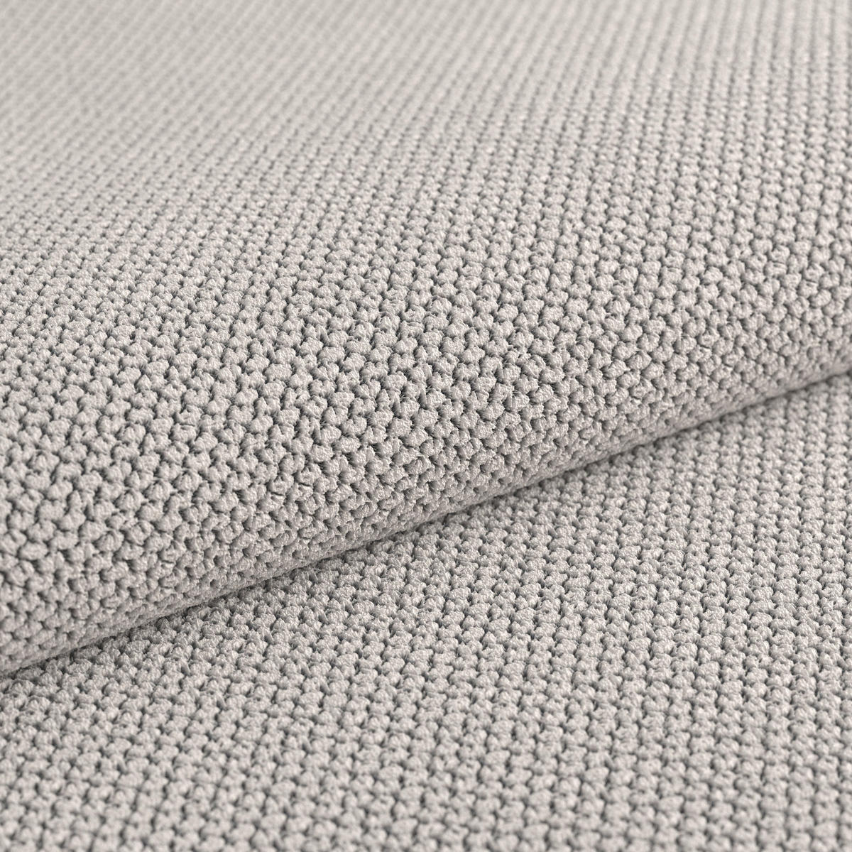 ECKBANK 170/232 cm Webstoff Weiß Eiche Sperrholz   - Eichefarben/Weiß, KONVENTIONELL, Holz/Textil (170/232cm) - Livetastic