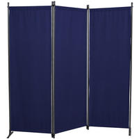 SICHTSCHUTZ - Blau/Grau, Basics, Kunststoff/Metall (165/165/25,2cm) - Boxxx
