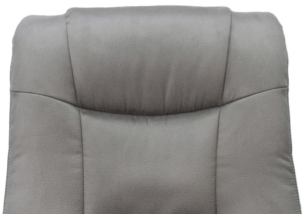 FERNSEHSESSEL  mit Webstoff Dunkelbraun Relaxfunktion, Aufstehhilfe, ausziehbare Fußstütze  - Dunkelbraun, KONVENTIONELL, Textil/Metall (82/111/78/89/175cm) - Cantus