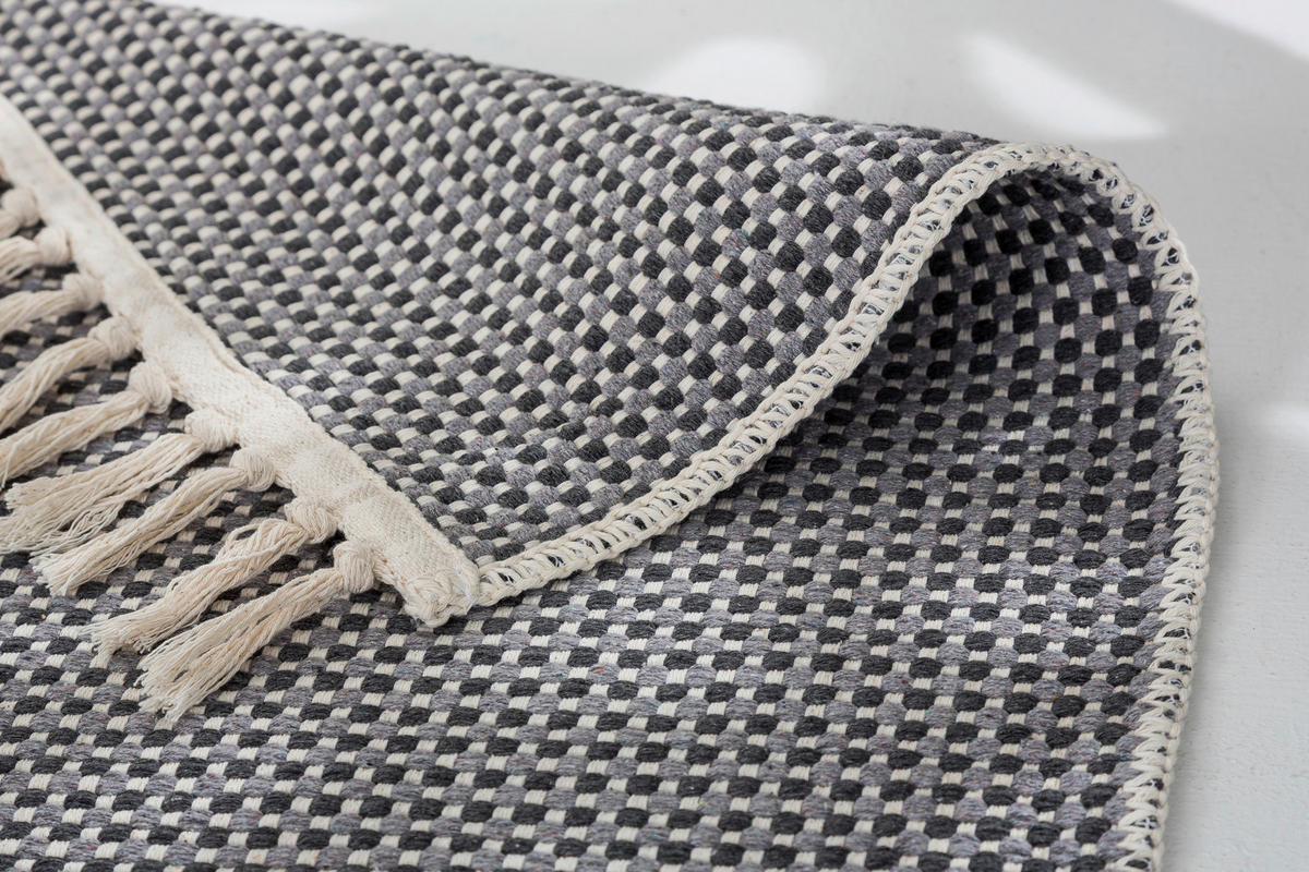 WEBTEPPICH 120/180 cm Cottage Grau  - Grau, Design, Textil (120/180cm) - Schöner Wohnen