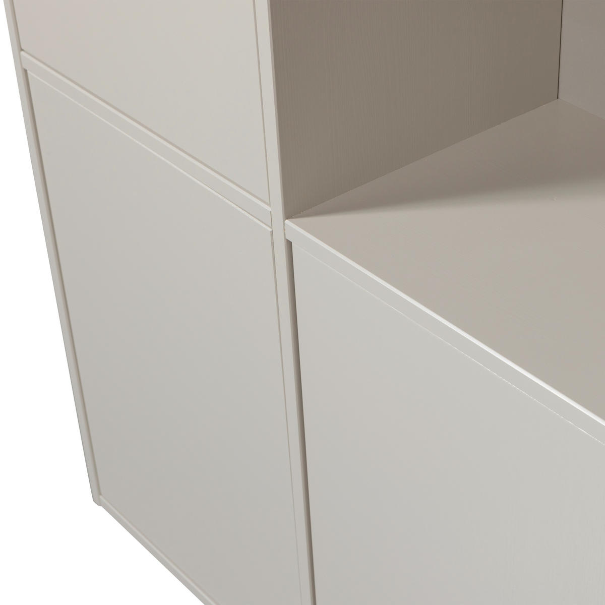 MEHRZWECKSCHRANK 108/215/40 cm  in Grau  - Grau, Design, Holz (108/215/40cm) - Livetastic