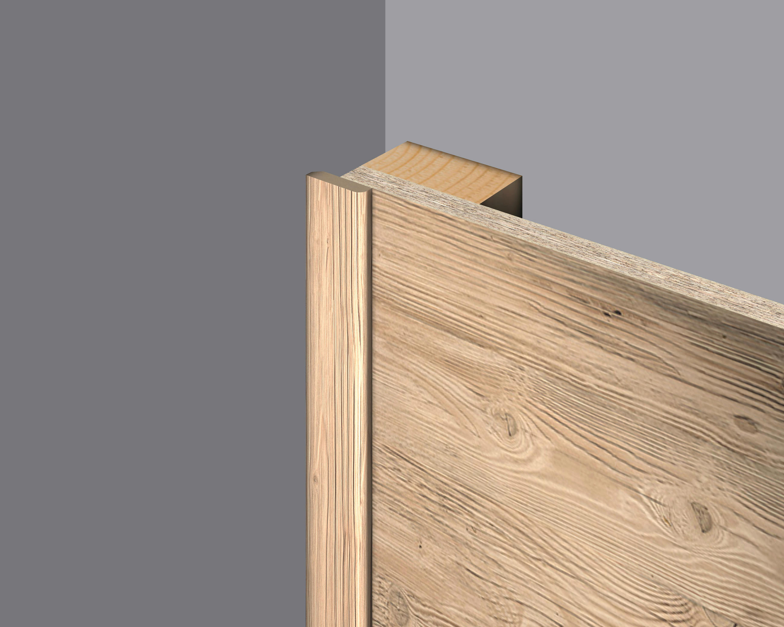 Abdeckleiste Fichte  - Fichtefarben, Basics, Naturmaterialien (240/0.6/2.5cm) - Egger Holzwerkstoffe