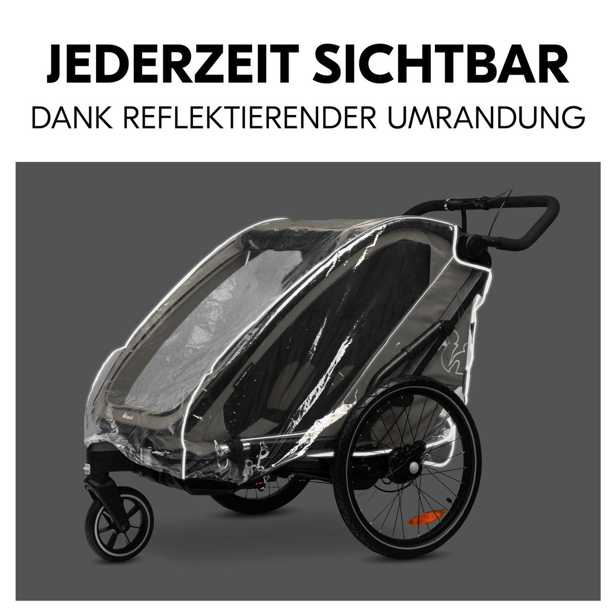 REGENVERDECK - Transparent, Basics, Kunststoff (64/67/100cm) - Hauck