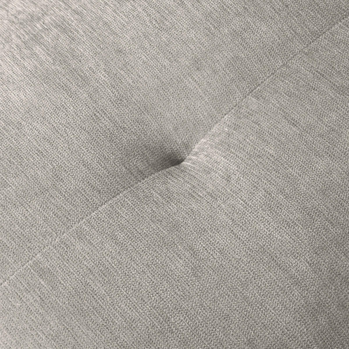 HOCKER in Textil Silberfarben  - Silberfarben/Schwarz, Modern, Kunststoff/Textil (102/46/65cm) - Trendmanufaktur