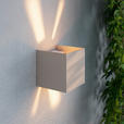 LED-WANDLEUCHTE 10/10/10 cm   - Sandfarben, Basics, Kunststoff/Metall (10/10/10cm) - Novel