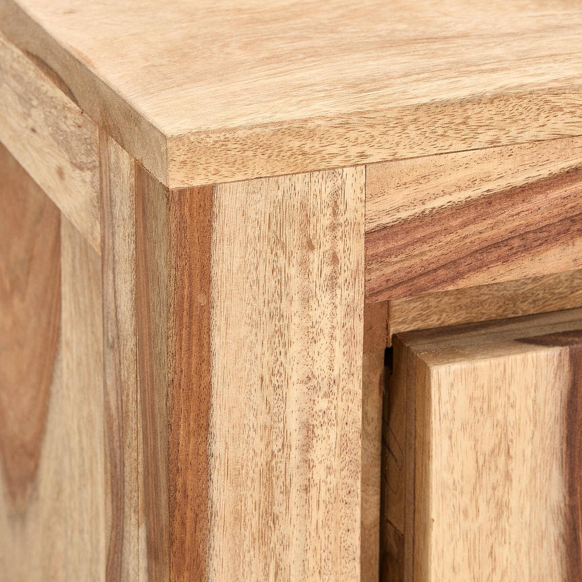 SIDEBOARD 100/85/40 cm  in Naturfarben  - Schwarz/Naturfarben, Natur, Holz/Metall (100/85/40cm) - Livetastic
