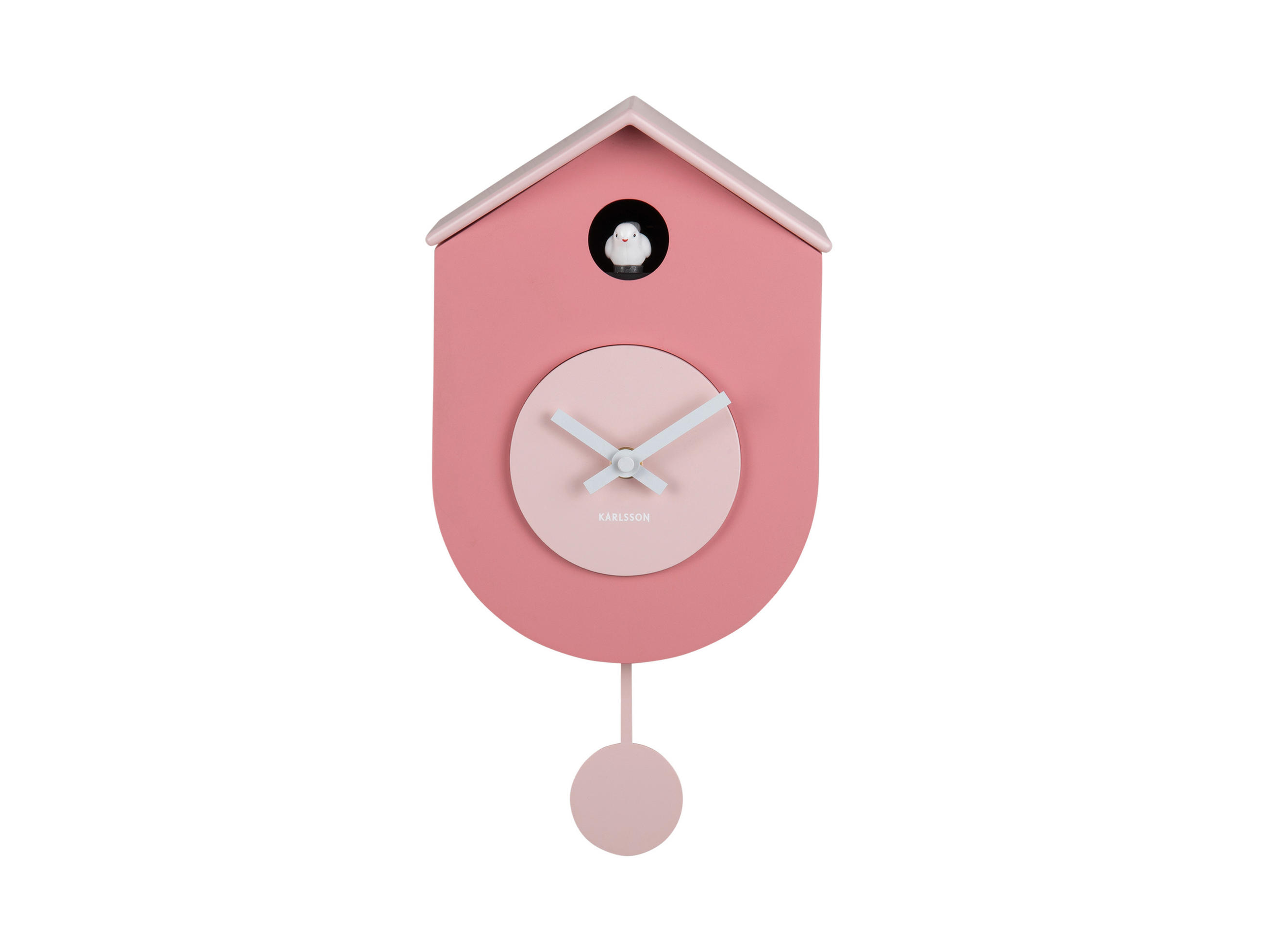 WANDUHR  Pink  - Pink, Basics, Kunststoff (17.5/9/33cm) - Karlsson