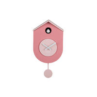 WANDUHR  Pink  - Pink, Basics, Kunststoff (17.5/9/33cm) - Karlsson