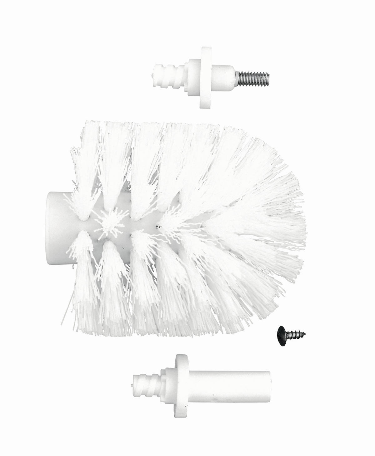 ERSATZBÜRSTENKOPF in   Kunststoff  - Weiß, Basics, Kunststoff (8cm) - Sadena