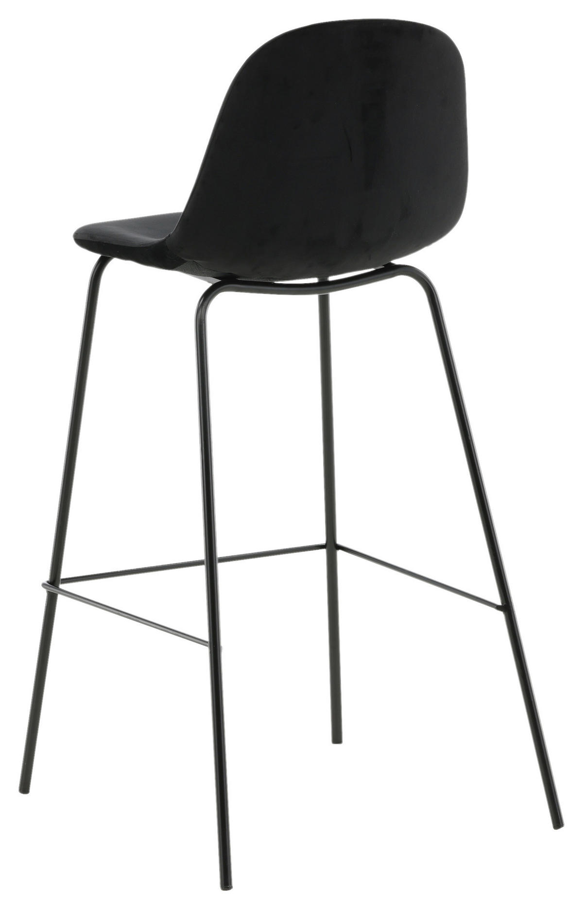 BARPALL SET i svart  - svart, Design, metall/textil (41.5/105/43cm) - Livetastic