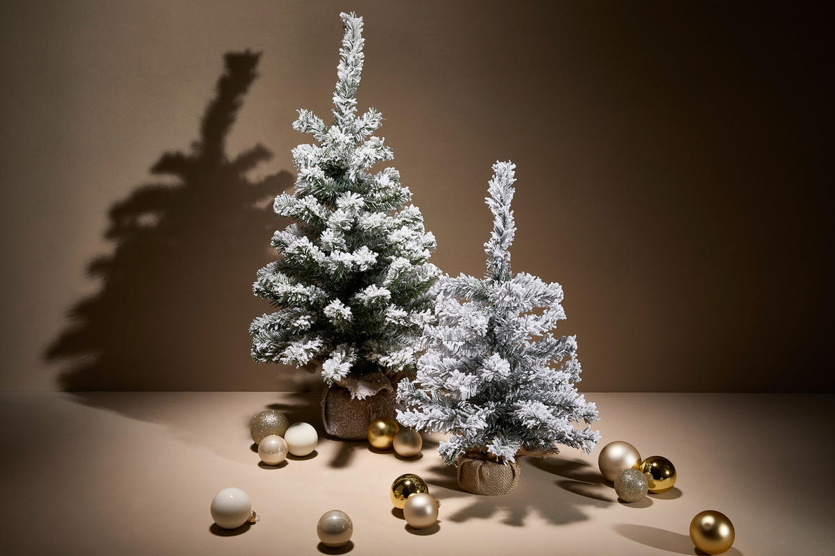 WEIHNACHTSBAUM 45 cm  - Braun, Basics, Kunststoff/Textil (30/45cm) - X-Mas