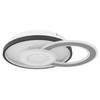 DECKENLEUCHTE 36 W    49/36/8 cm  - Weiss/Transparent, Trend, Kunststoff/Metall (49/36/8cm) - Globo