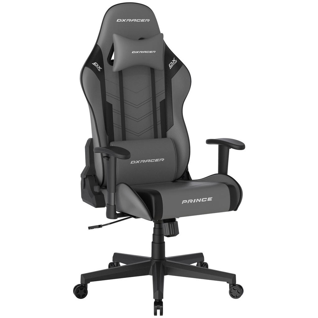 Dxracer HERNÍ ŽIDLE, šedá, černá